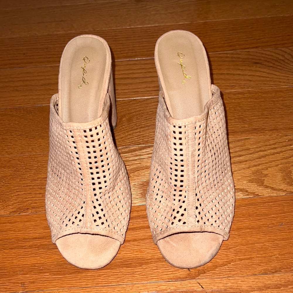 Qupid Heeled Sandals